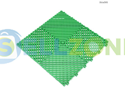 Δάπεδο PVC για εκθεσιακό χώρο γκαράζ – σκούρο πράσινο - DUa595